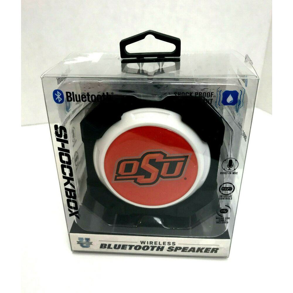 COLLEGIATE OSU Sooners Shockbox Bluetooth Speaker - Oklahoma Orange Black NEW